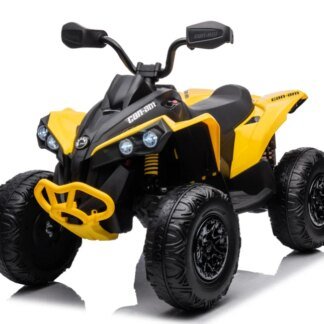 QUAD ELECTRICO 24V DE NIÑOS, CAN-AM, AMARILLO, 3-7 AÑOS INDA733-RA-CA002